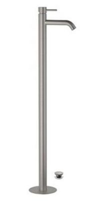 SSX18 Смеситель для раковины напольный Remer X Style INOX, нержавеющая сталь