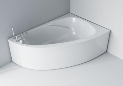 Ванна Astra-Form ТИОРА правая, SOLID 1545х1050, белый матовый