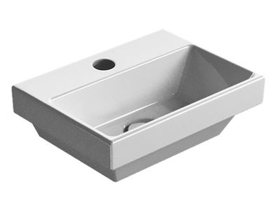 8650111 GSI (Norm) Раковина встраиваемая сверху 35×26 см, без перелива, FLAVABO, белый глянцевый