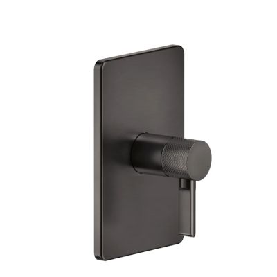 58061#707 Gessi Inciso Смеситель для душа, встраиваемый, на 1 источник, цвет: brushed black metal pvd