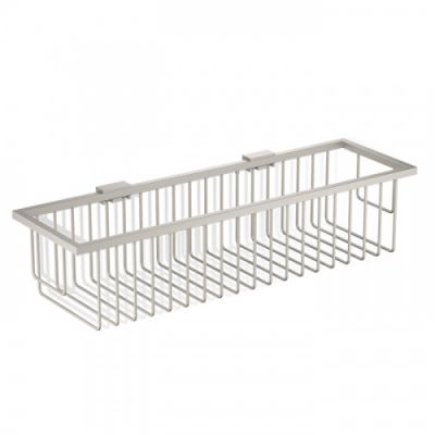 Decor Walther WA WND2 Корзина универсальная 40x12.5x9см для душа, подвесная, цвет: никель сатинированный 703634