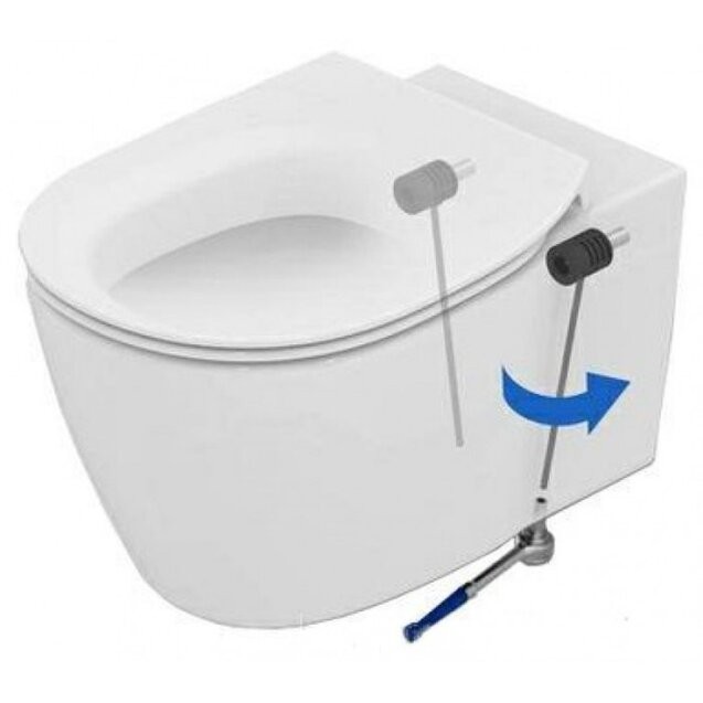 Подвесной унитаз с полностью скрытым креплением Ideal Standard CONNECT AquaBlade® E047901