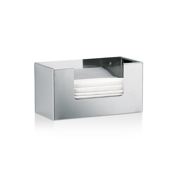 Decor Walther DW 117 Диспенсер для салфеток 27x13x14см, подвесной, цвет: сталь полированная 818970