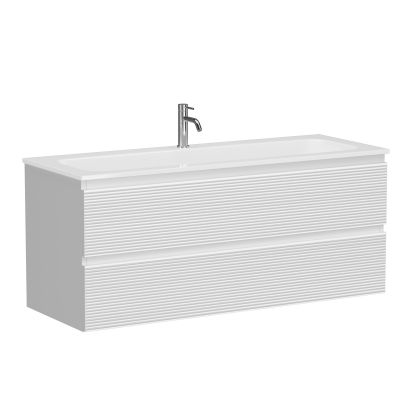 FL120W Ceramica Nova Тумба подвесная SANCOS Folk 1195х445х500, Bianco