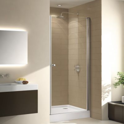 Cezares ECO-O-B-1-95-C-Cr Душевая дверь 95 см, стекло прозрачное