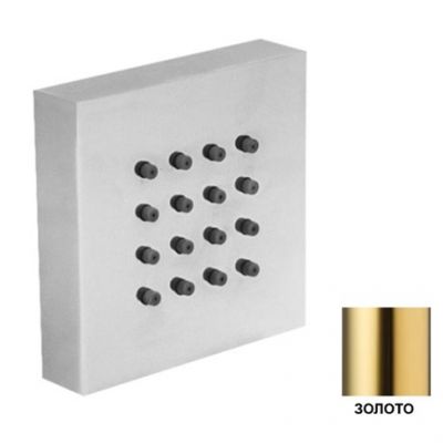 BJ001A52Q AquaElite боковая форсунка 65x65 мм,  Шампань шлиф., PVD 88/52Q