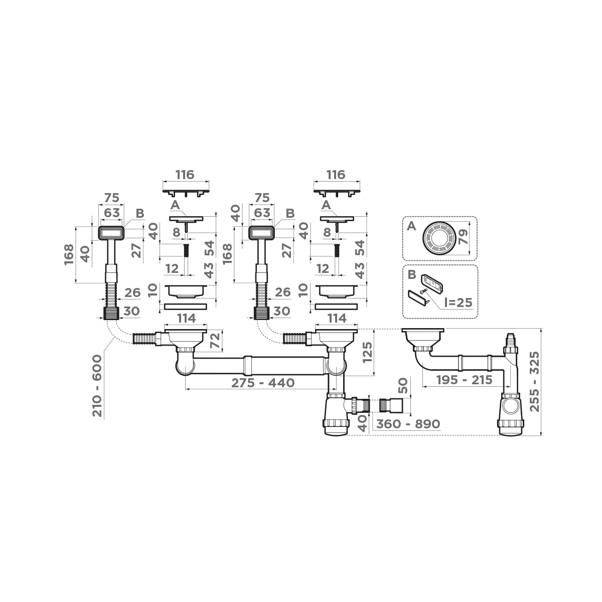 4956759 Omoikiri WK-2C-GB