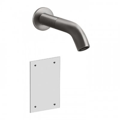 Gessi 316 Смеситель для раковины, настенный, электронный, внешняя часть, цвет: Steel Brushed 54315#239