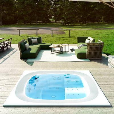 Jacuzzi Enjoy Минибассейн 250x250x98 см, на 6 человек, цвет акрила Porcelain