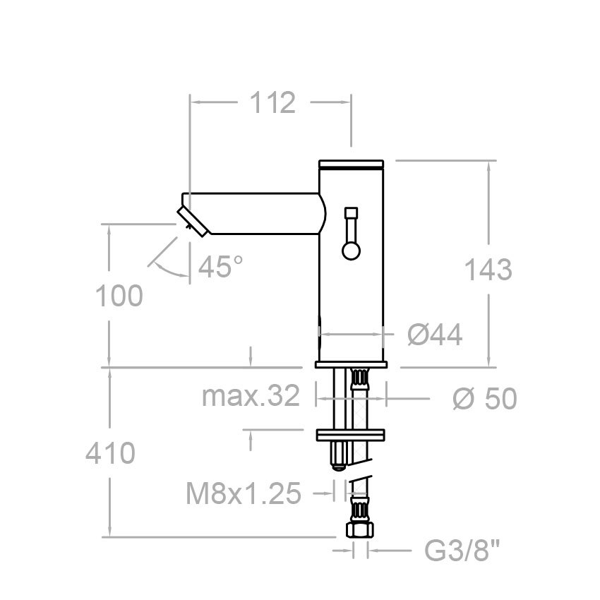 Кран сенсорный Ramon Soler 8115TB