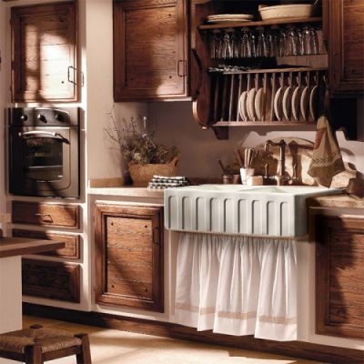 Kerasan Hannah Surrey Раковина 100x47x23 см, без отв., кухонная, цвет: белый 545101