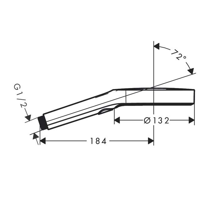 Hansgrohe Rainfinity Ручной душ 130 3jet, цвет: шлифованная бронза 26864140