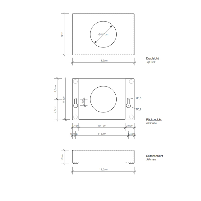 Decor Walther FB 5 Диспенсер гигиенических пакетов 13.5x9x3см, подвесной, цвет: хром 802000