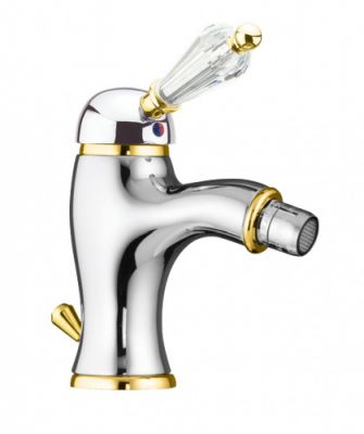 Смеситель для биде Fiore IMPERIAL-SKY  (SWAROVSKI®) 82CO5321, хром/золото