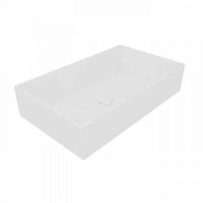 GSG BOX Раковина накладная 60x35 белая глянцевая BXLA60000