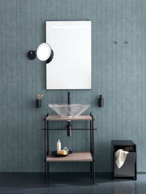 Stil Haus Hashi, декоративное зеркало с подсветкой и черной рамкой 842(23)
