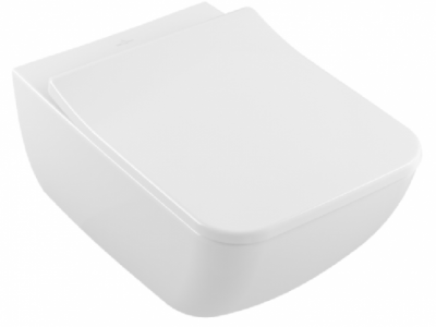 Villeroy&Boch, Venticello Унитаз подвесной 560 мм CeramicPlus, цвет-Stone White 4611R0RW
