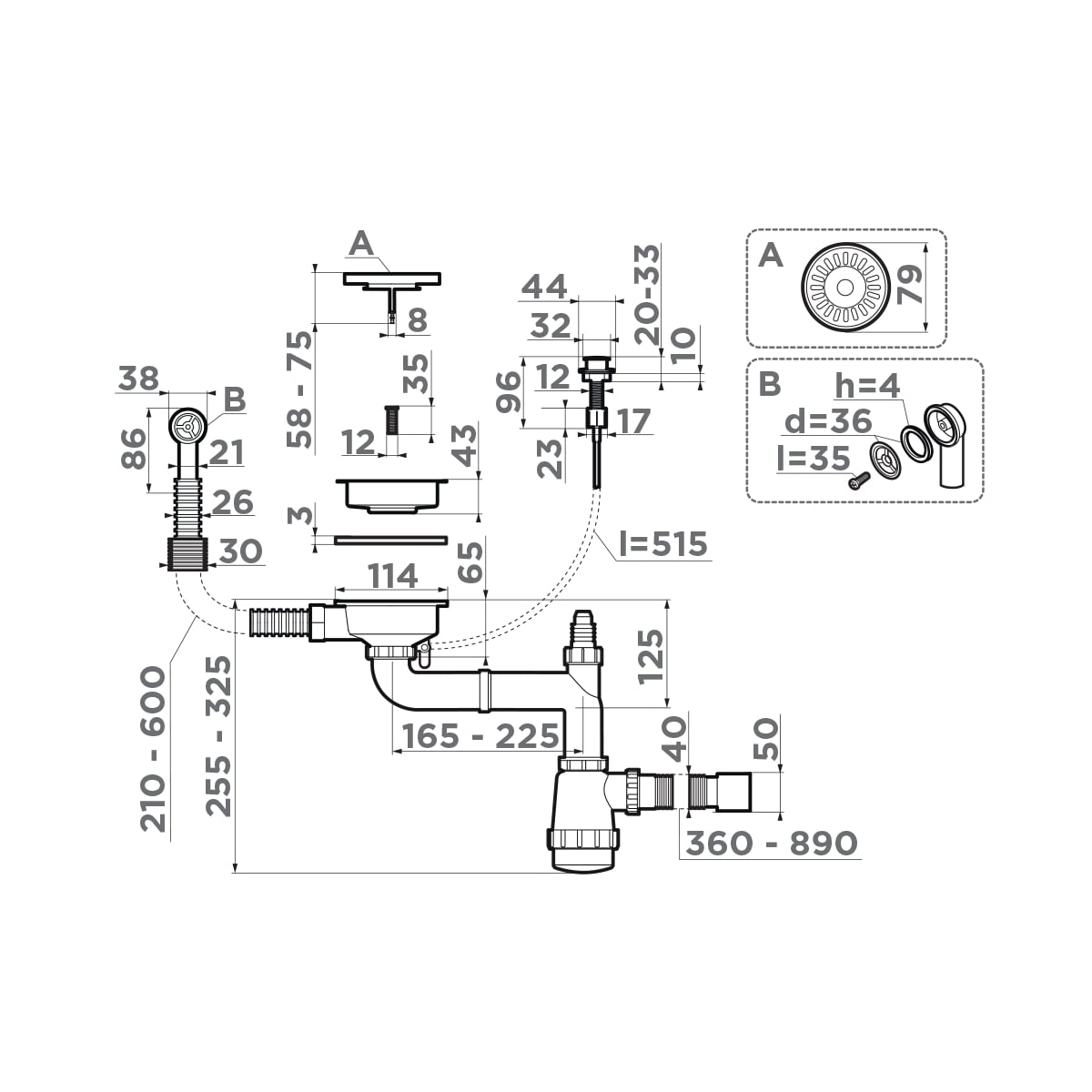 4957092 Omoikiri WK-1CL-R-A-AB022