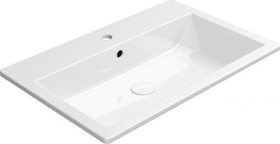 9437111 Раковина встраиваемая 70*46 см GSI Cube X, белая