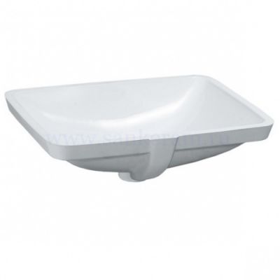 Раковина встраиваемая снизу 525x400 двусторонняя глазуровка Laufen Pro S  8.1196.1.000.109.1