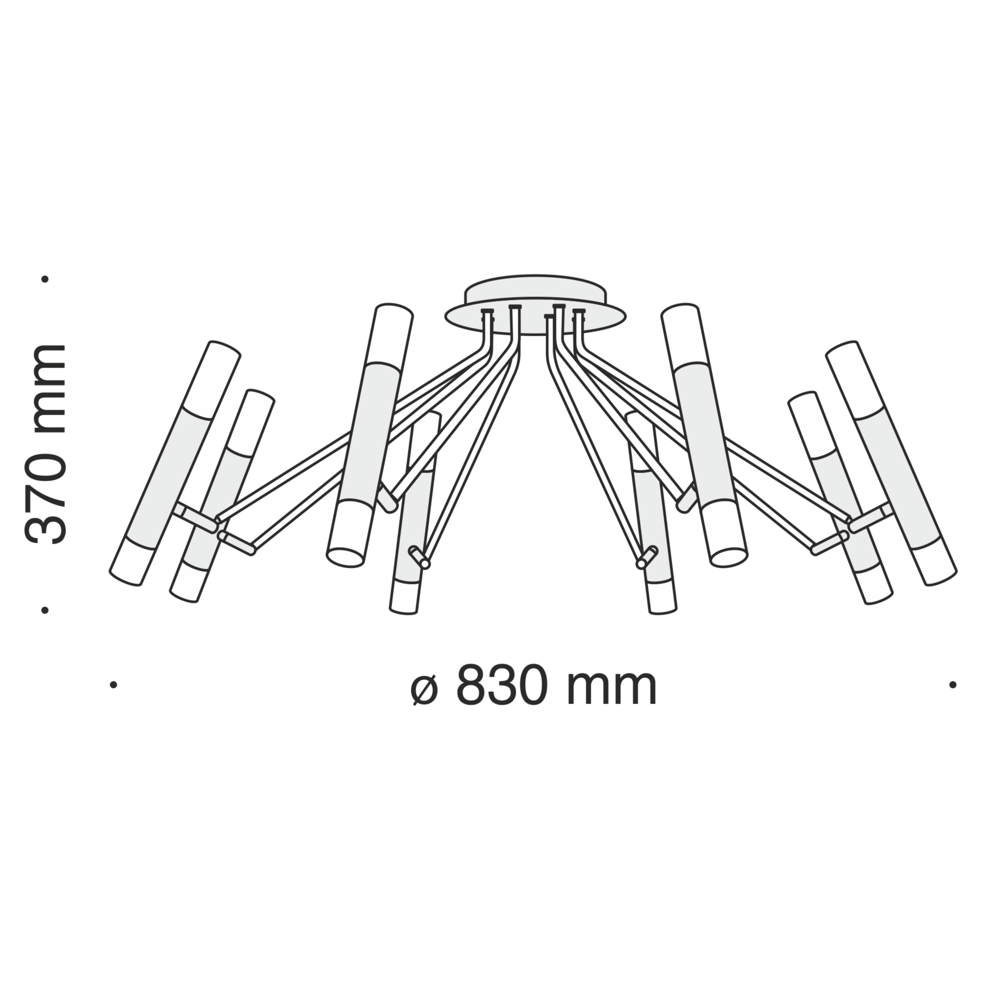 Maytoni Vigo Потолочный светильник MOD620CL-16B