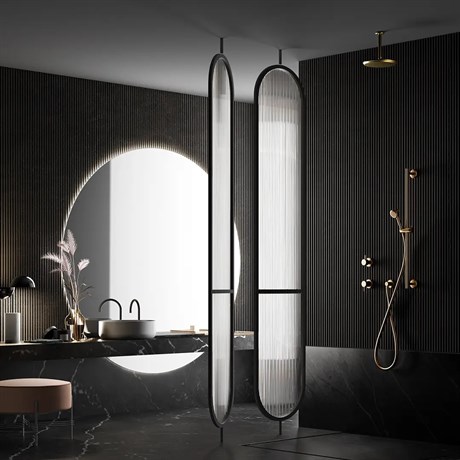 BD026A01Q AquaElite INstile потолочный кронштейн для верхнего душа из латуни, 150 мм