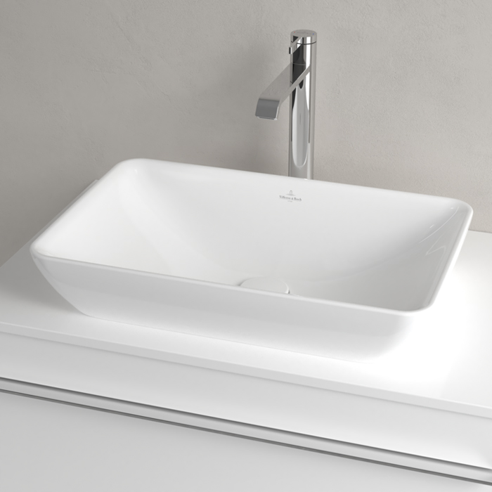 411355R1 Villeroy&Boch Venticello Раковина для установки на столешницу 55x36 см, альпийский белый