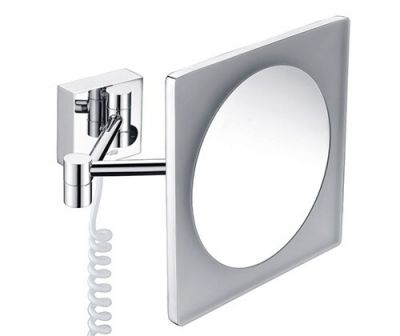 K-1008 Зеркало с LED-подсветкой, 3-х кратным увеличением Размеры (Ш/В/Г): 23-43,5х22х12,5 см