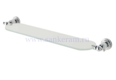 Полка стеклянная 60 см Bandini Antica Classic 6994.00 бронза