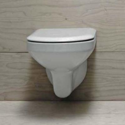 AZZURRA THIN Унитаз подвесной 56см с сиденьем микролифт, цвет: белый