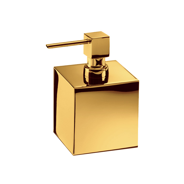 Decor Walther Cube DW 475 Дозатор для мыла, настольный, цвет: золото матовое 825082