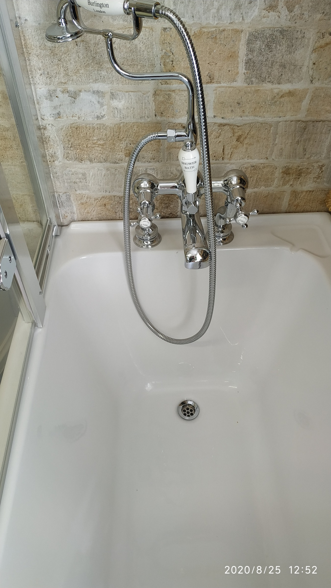 Ванна на лапках 170x75 Burlington Hampton левая E13
